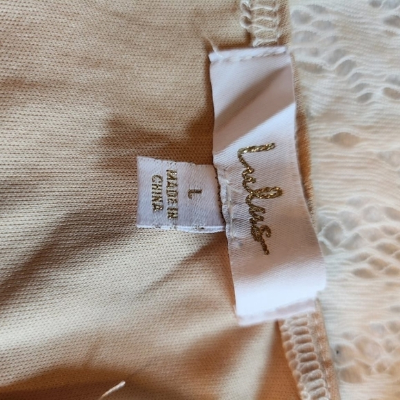 Lulu's White Laced Lined Maxi Sz. L Dress Event Wedding - Picture 10 of 16